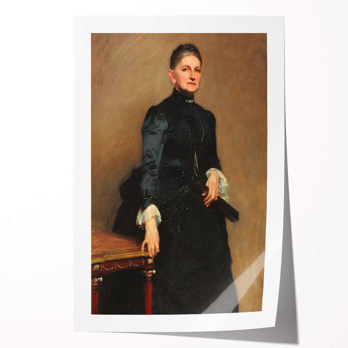 Modern Wall Art: Eleanora Portrait - Timeless Classic Elegance