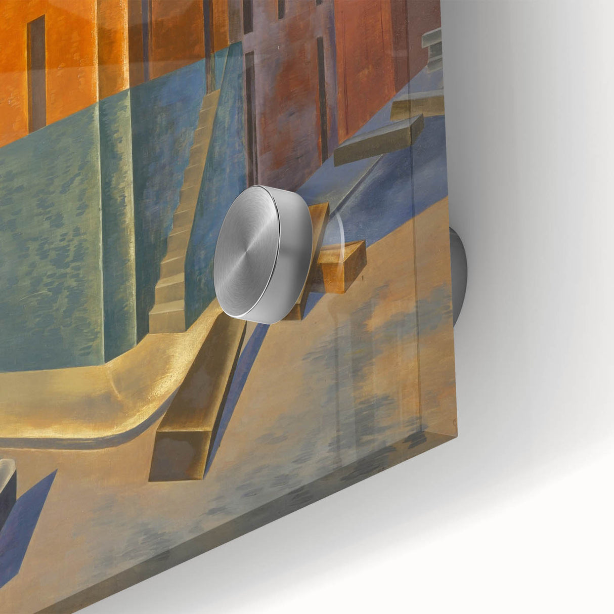 Modern Wall Art: Urban Surrealism - Bold Architectural Abstract Print