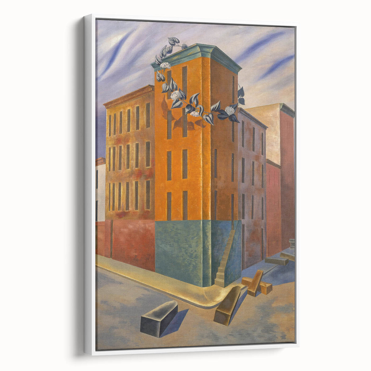 Modern Wall Art: Urban Surrealism - Bold Architectural Abstract Print