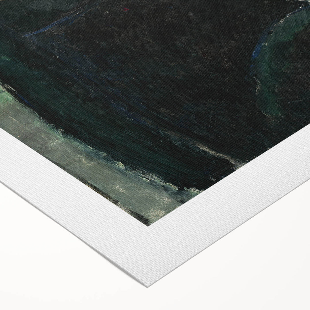 Modern Wall Art: Woman with Red Hair - Elegant Abstract Portrait