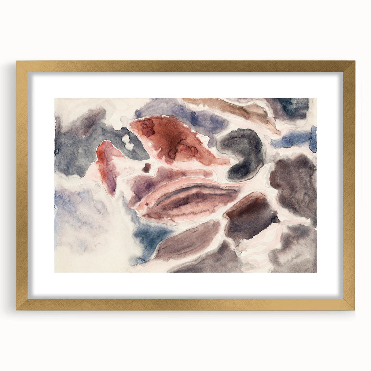 Modern Wall Art - Tranquil Ocean Breeze | Contemporary Abstract Art Print