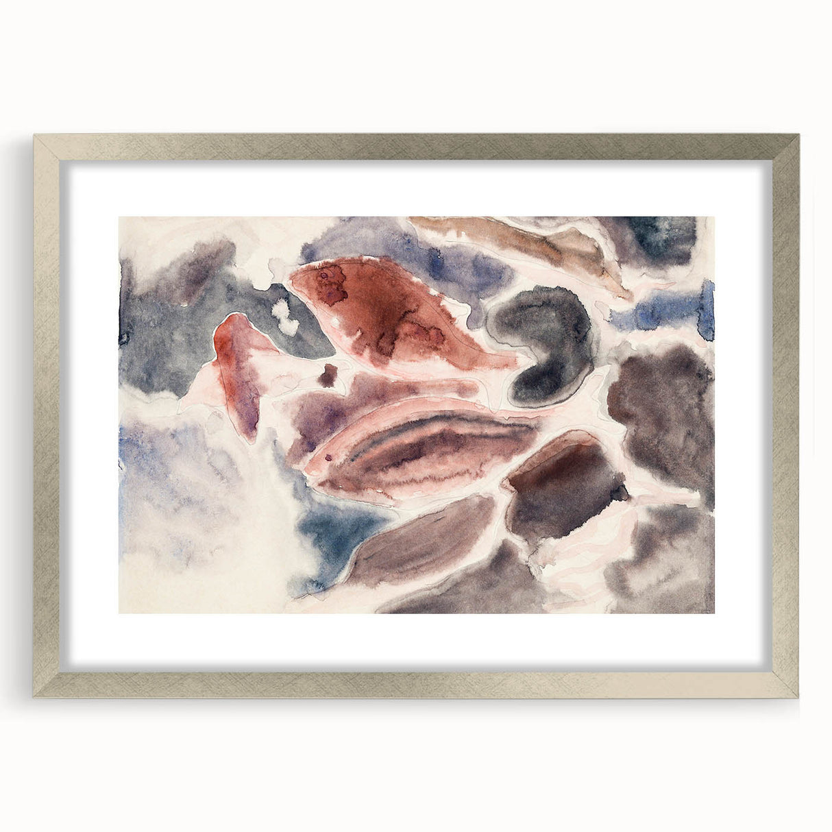 Modern Wall Art - Tranquil Ocean Breeze | Contemporary Abstract Art Print