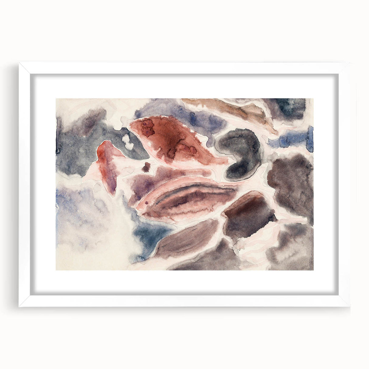 Modern Wall Art - Tranquil Ocean Breeze | Contemporary Abstract Art Print