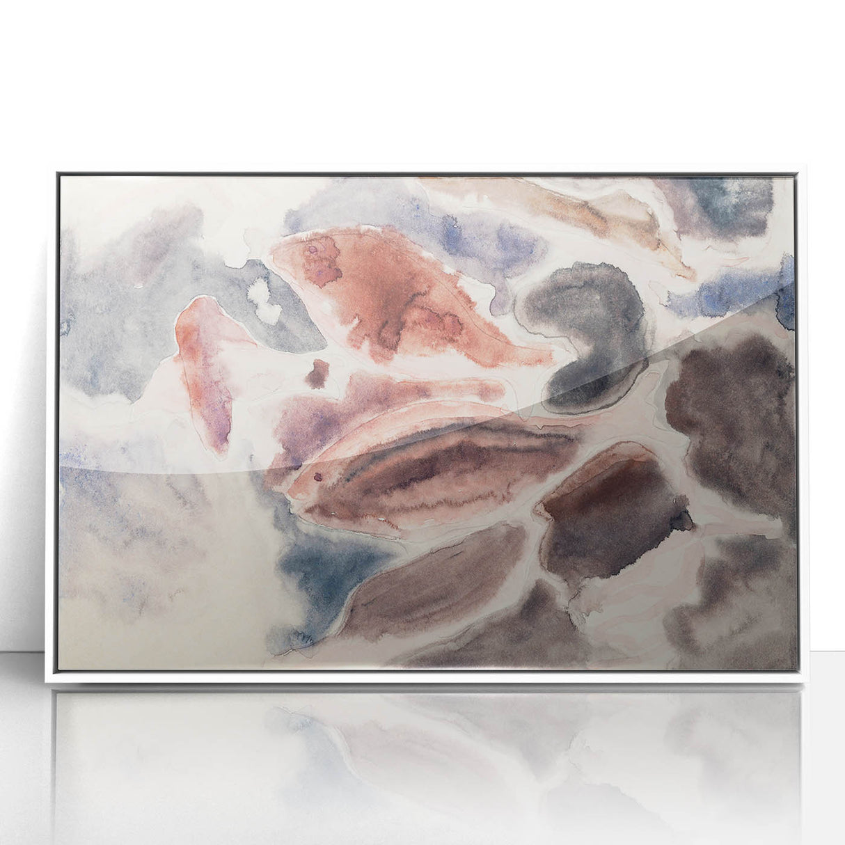 Modern Wall Art - Tranquil Ocean Breeze | Contemporary Abstract Art Print