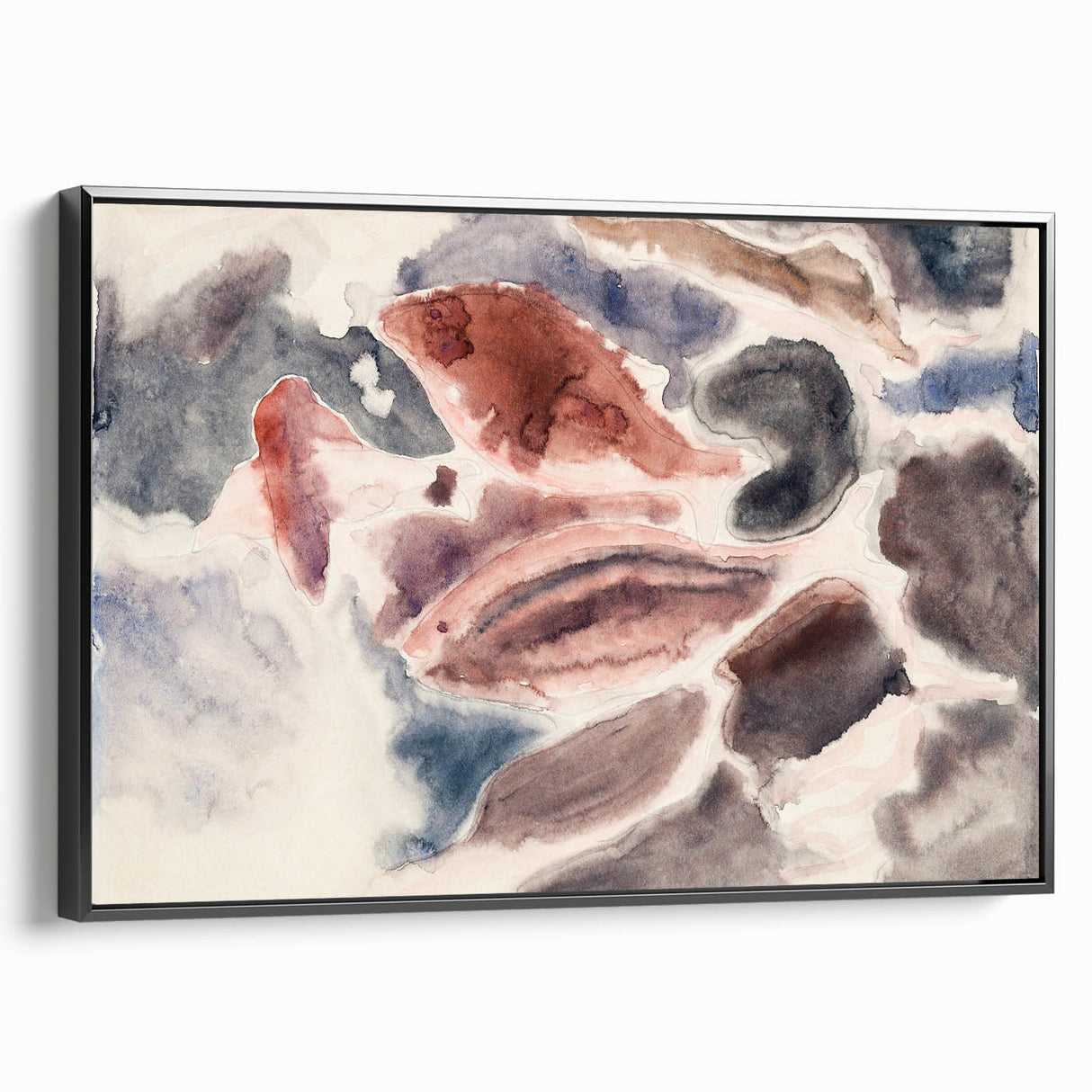 Modern Wall Art - Tranquil Ocean Breeze | Contemporary Abstract Art Print