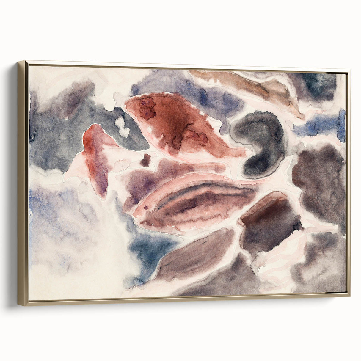 Modern Wall Art - Tranquil Ocean Breeze | Contemporary Abstract Art Print