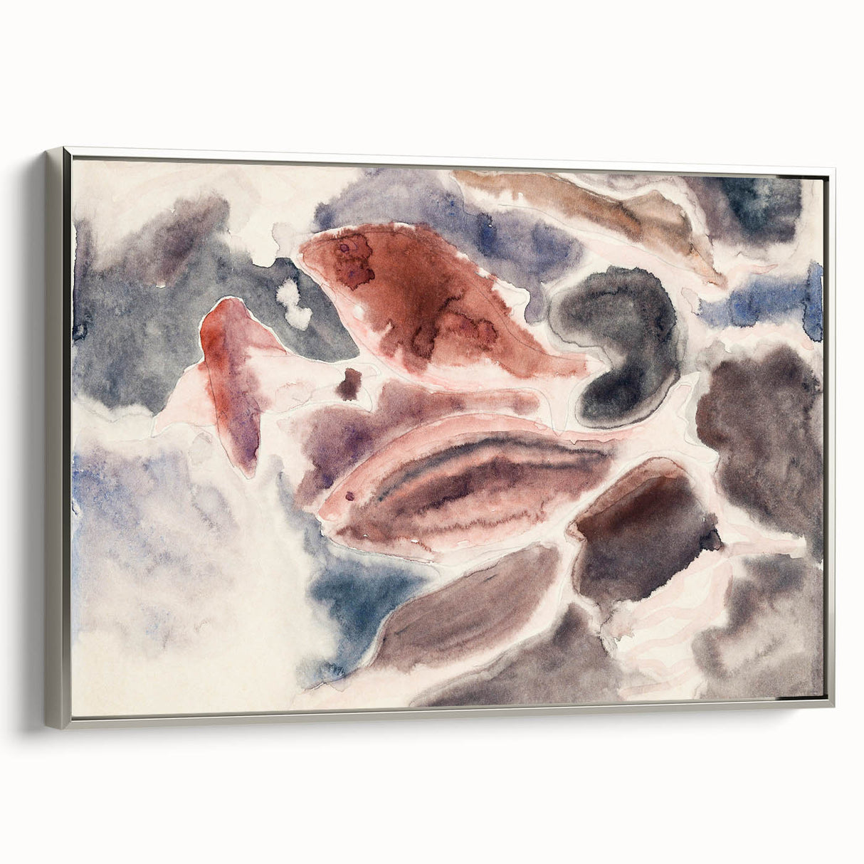 Modern Wall Art - Tranquil Ocean Breeze | Contemporary Abstract Art Print