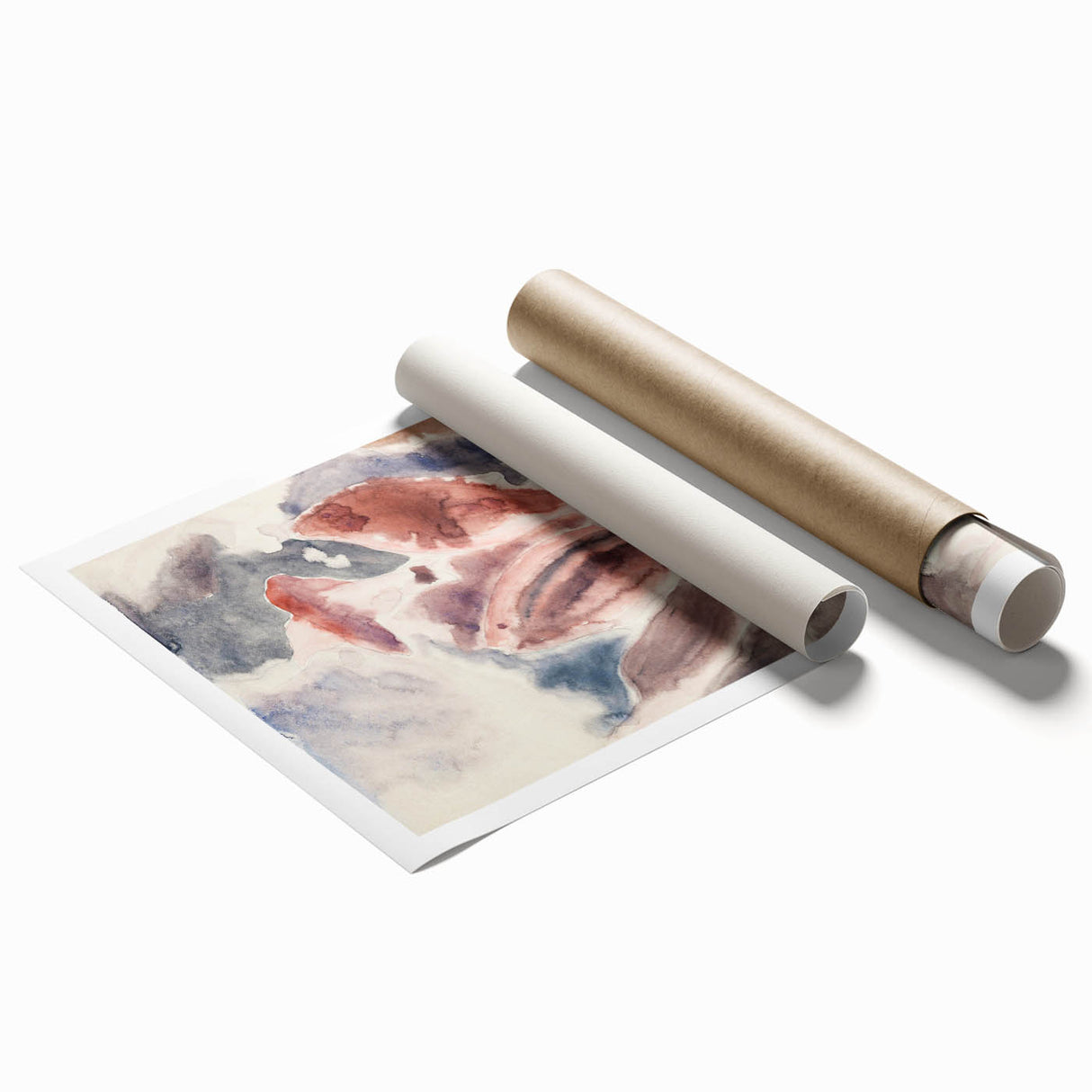 Modern Wall Art - Tranquil Ocean Breeze | Contemporary Abstract Art Print