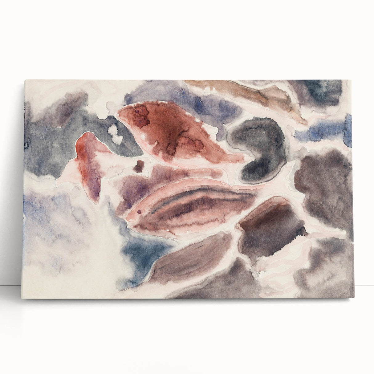 Modern Wall Art - Tranquil Ocean Breeze | Contemporary Abstract Art Print