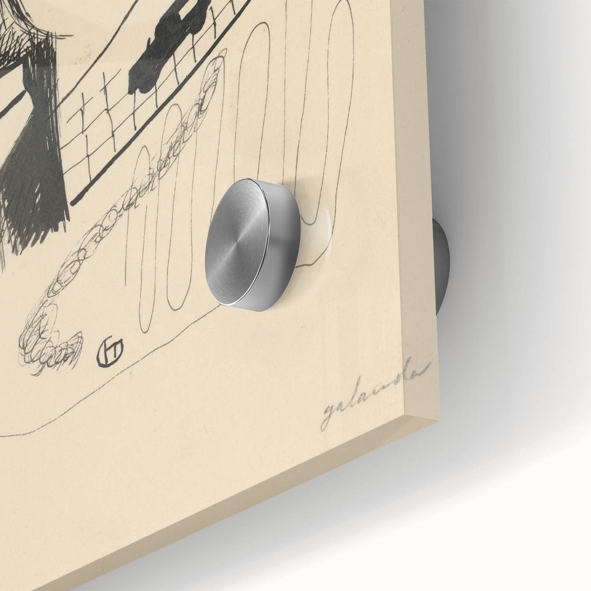 Modern Wall Art: Couple - Minimalist Abstract Line Drawing Print