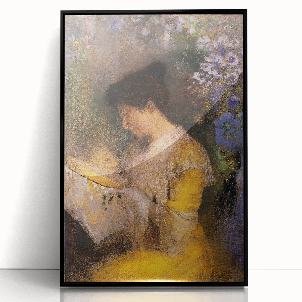 Modern Wall Art: Madame Fontaine - Elegant Impressionist Portrait