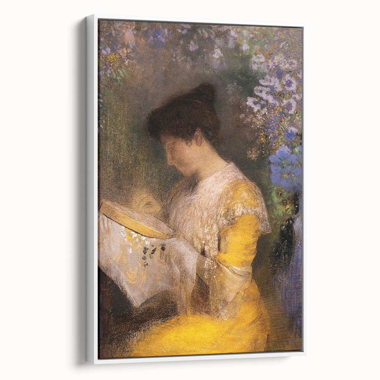 Modern Wall Art: Madame Fontaine - Elegant Impressionist Portrait