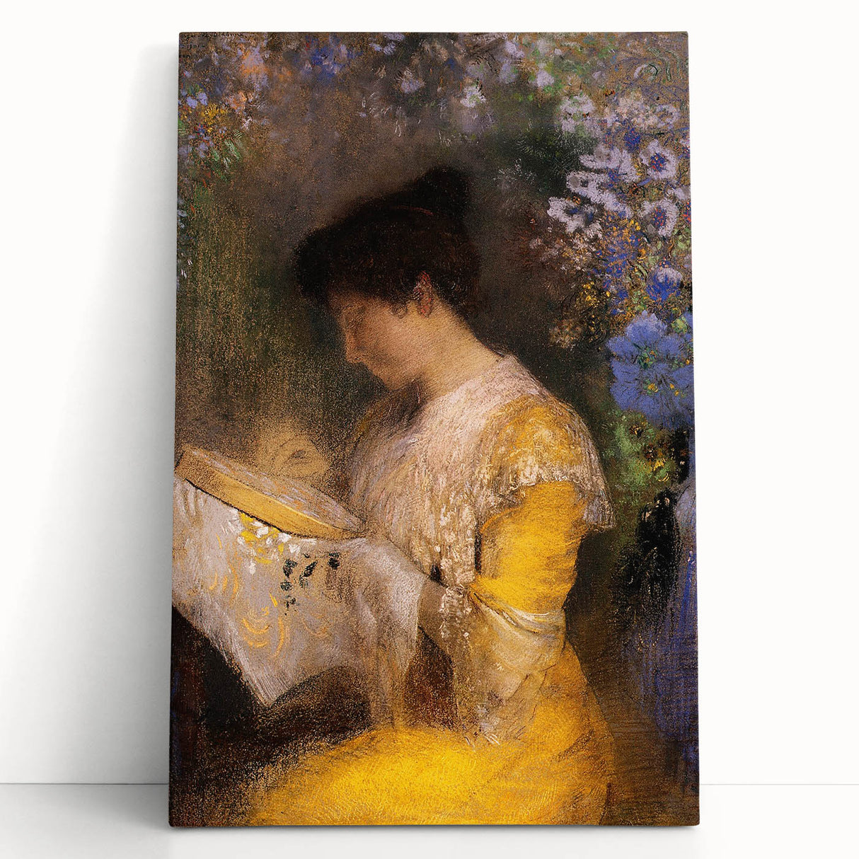 Modern Wall Art: Madame Fontaine - Elegant Impressionist Portrait