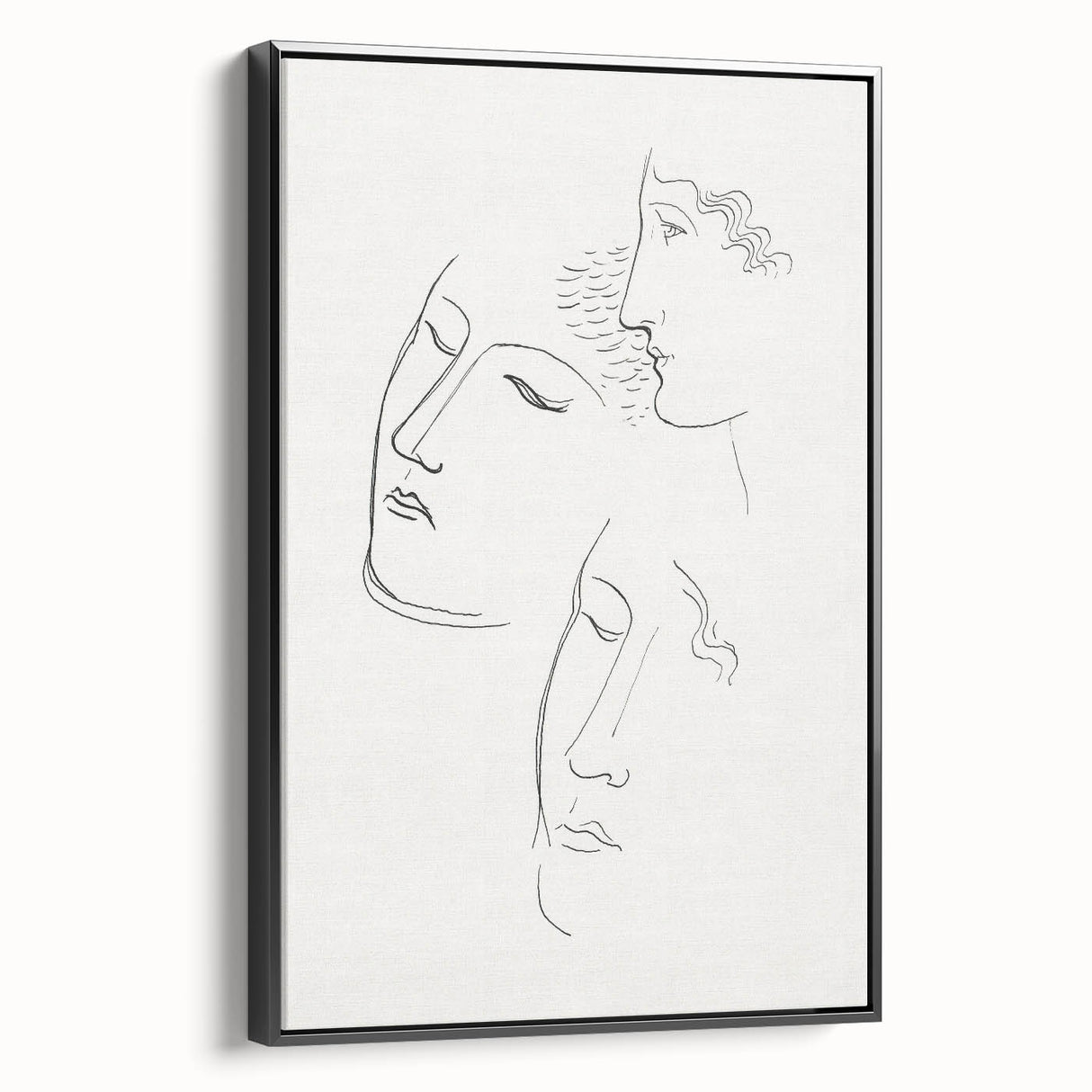 Modern Wall Art: Minimalist Sketch of Women - Elegant Line Drawing