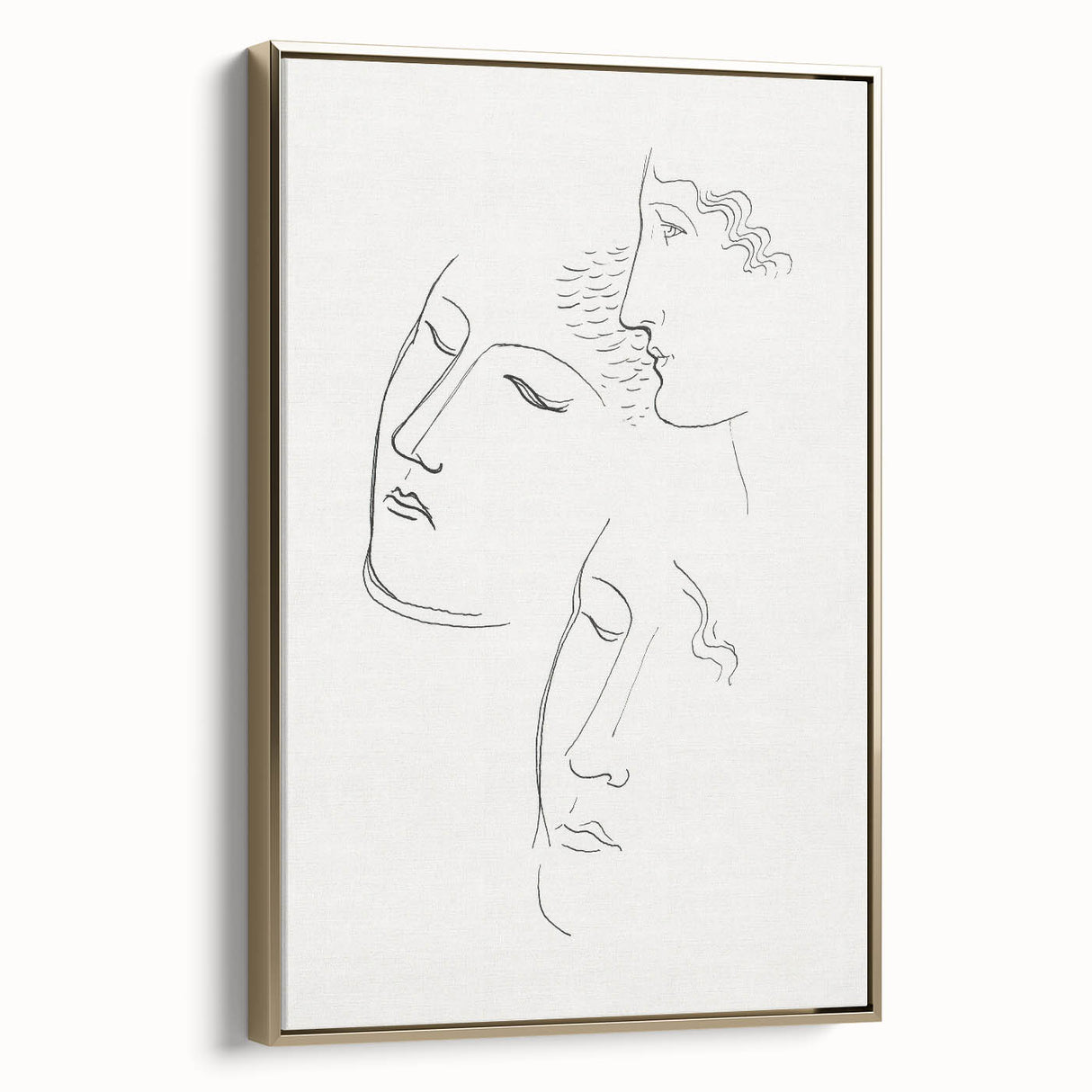 Modern Wall Art: Minimalist Sketch of Women - Elegant Line Drawing