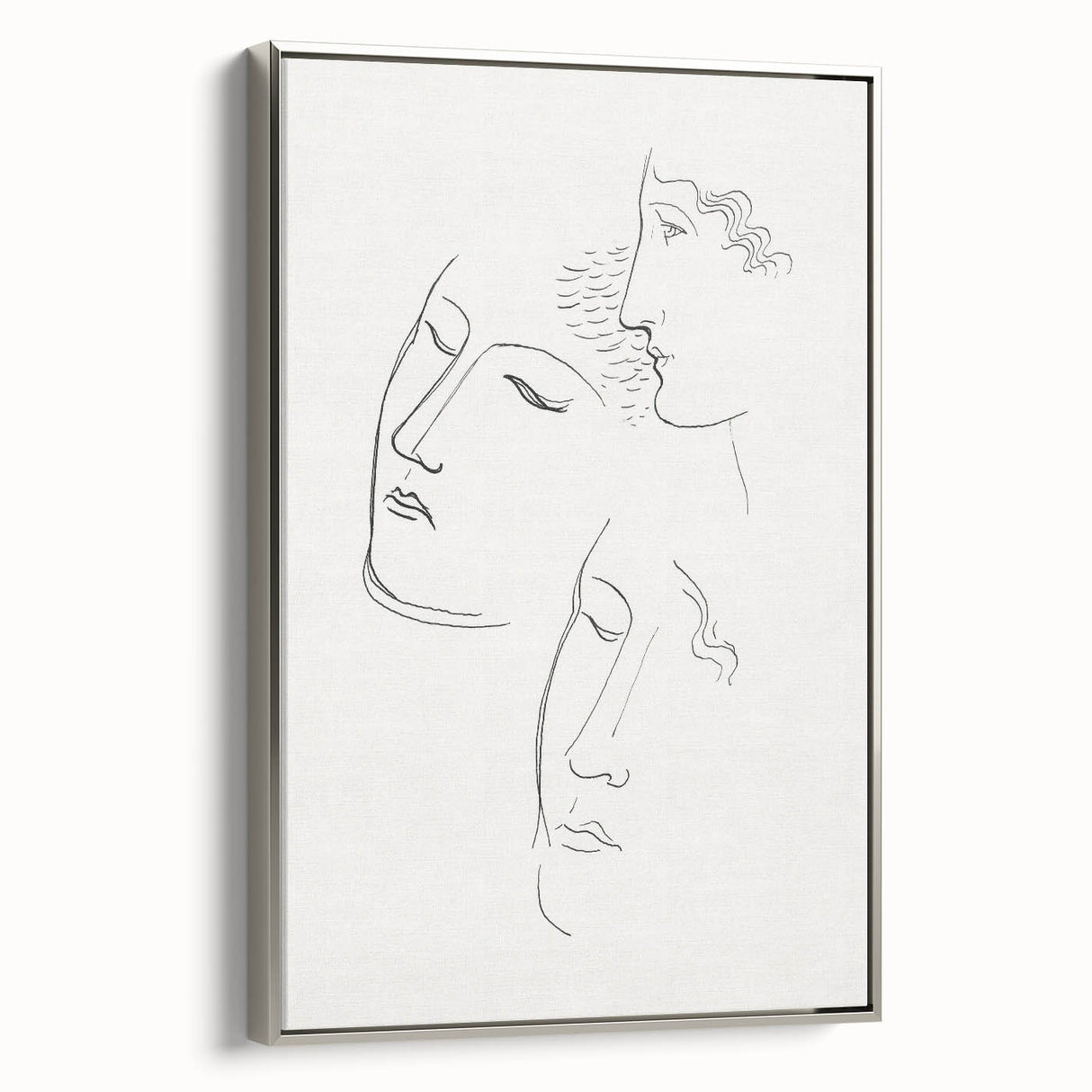 Modern Wall Art: Minimalist Sketch of Women - Elegant Line Drawing