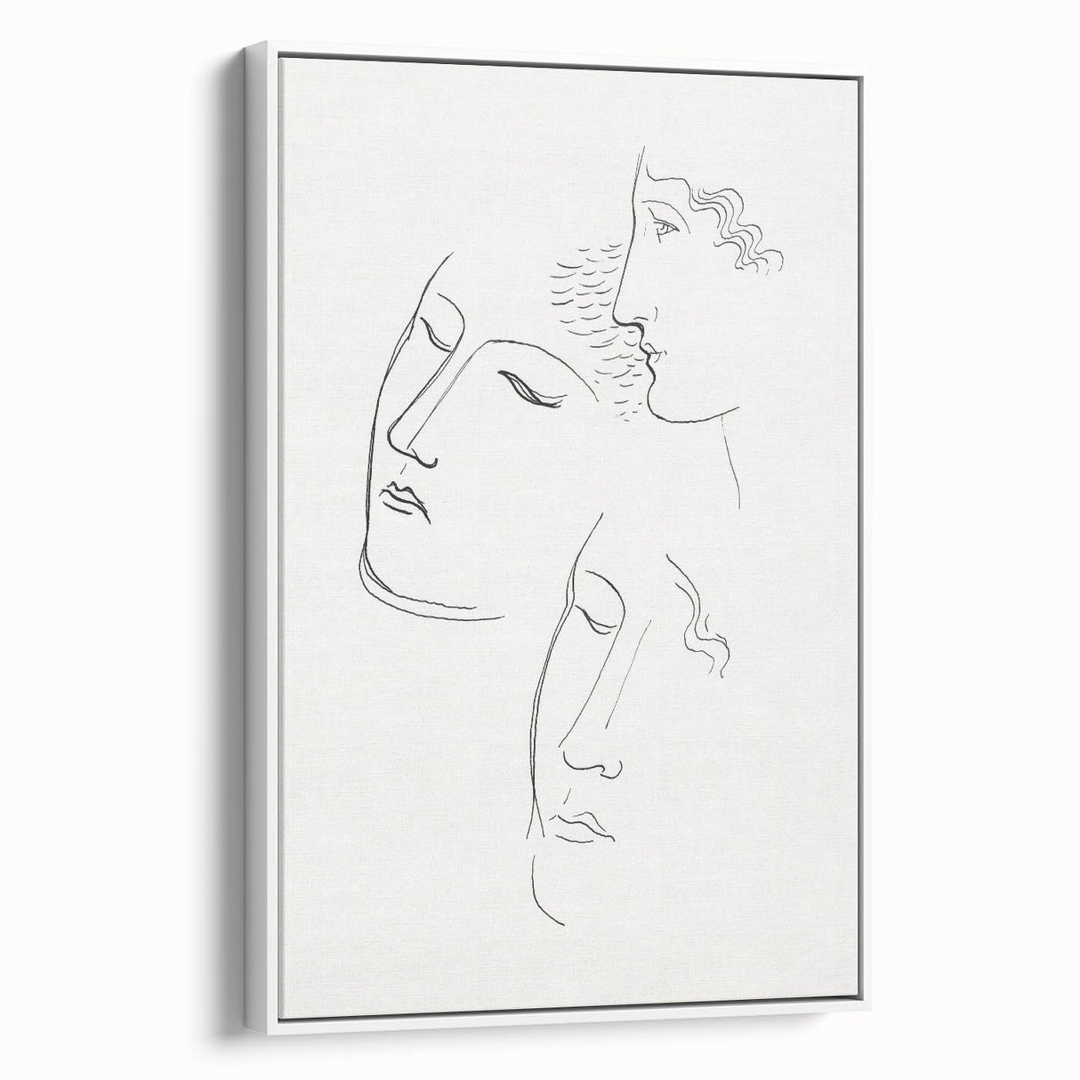 Modern Wall Art: Minimalist Sketch of Women - Elegant Line Drawing