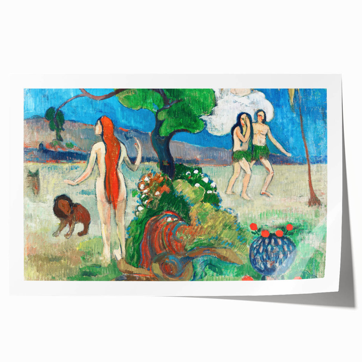 Modern Wall Art - Abstract Sunset Glow | Contemporary Art Print