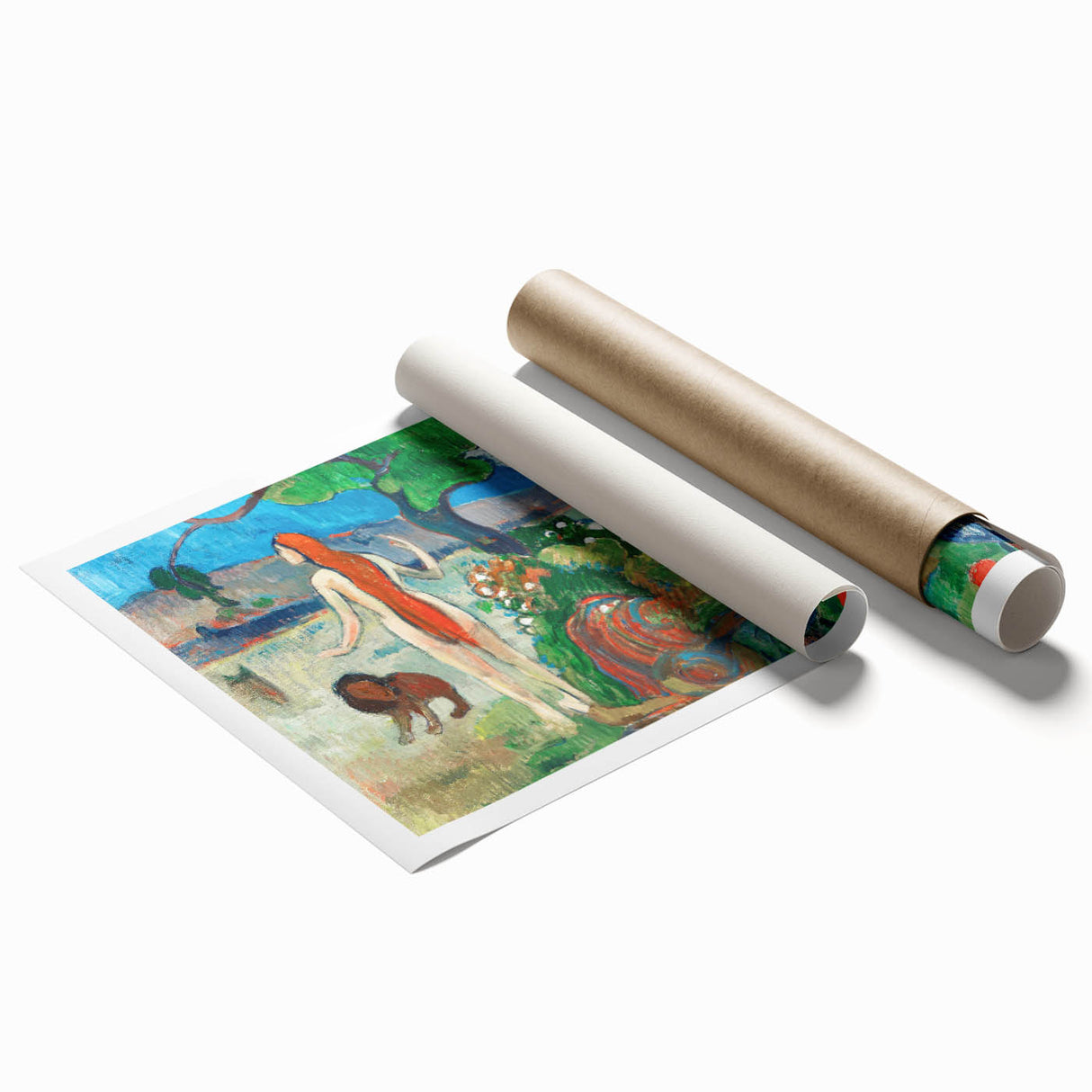 Modern Wall Art - Abstract Sunset Glow | Contemporary Art Print