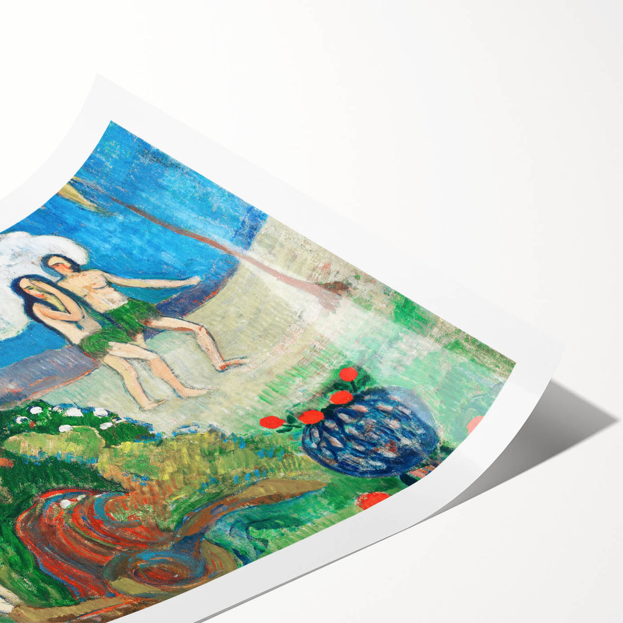 Modern Wall Art - Abstract Sunset Glow | Contemporary Art Print