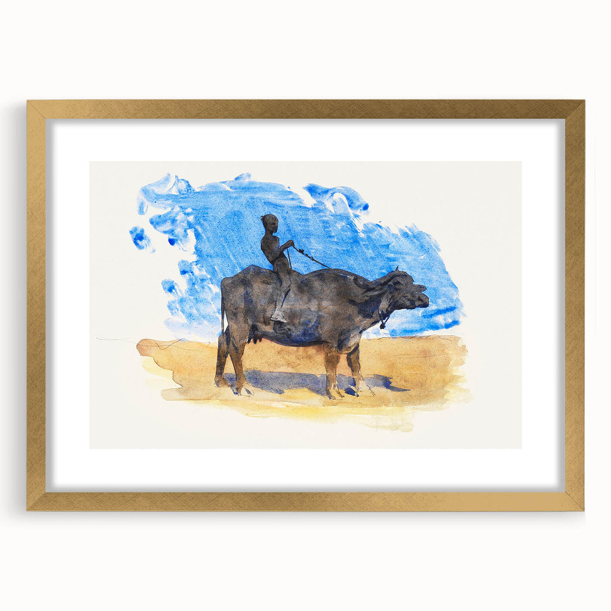 Modern Wall Art - Elegant Minimalist Waves | Contemporary Art Print