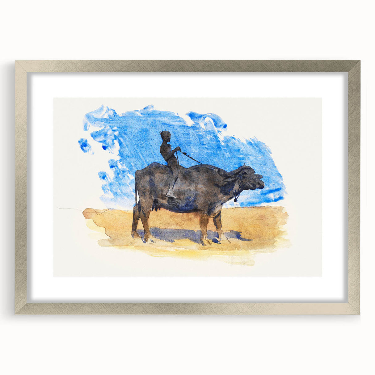 Modern Wall Art - Elegant Minimalist Waves | Contemporary Art Print