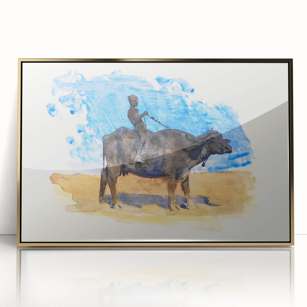 Modern Wall Art - Elegant Minimalist Waves | Contemporary Art Print