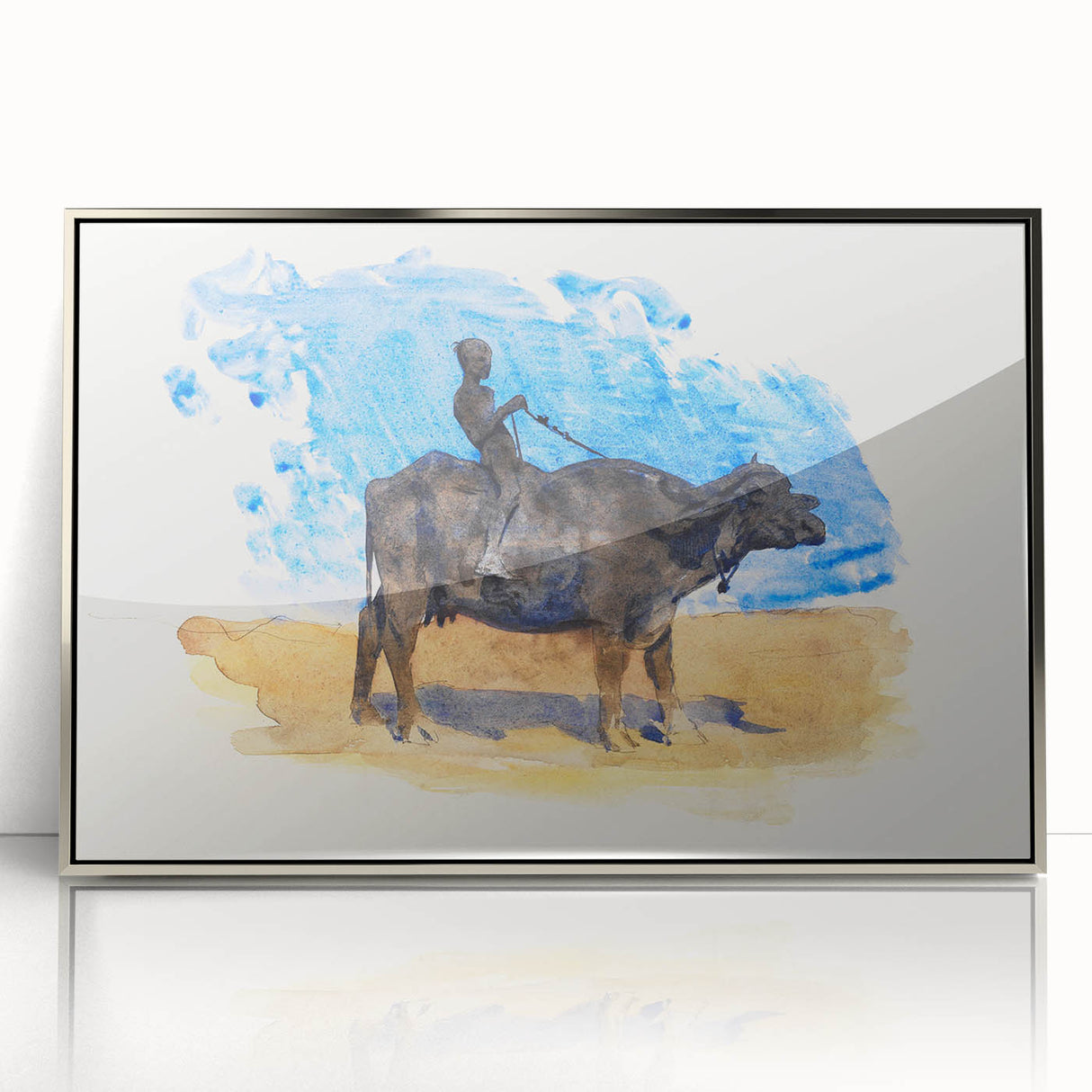 Modern Wall Art - Elegant Minimalist Waves | Contemporary Art Print