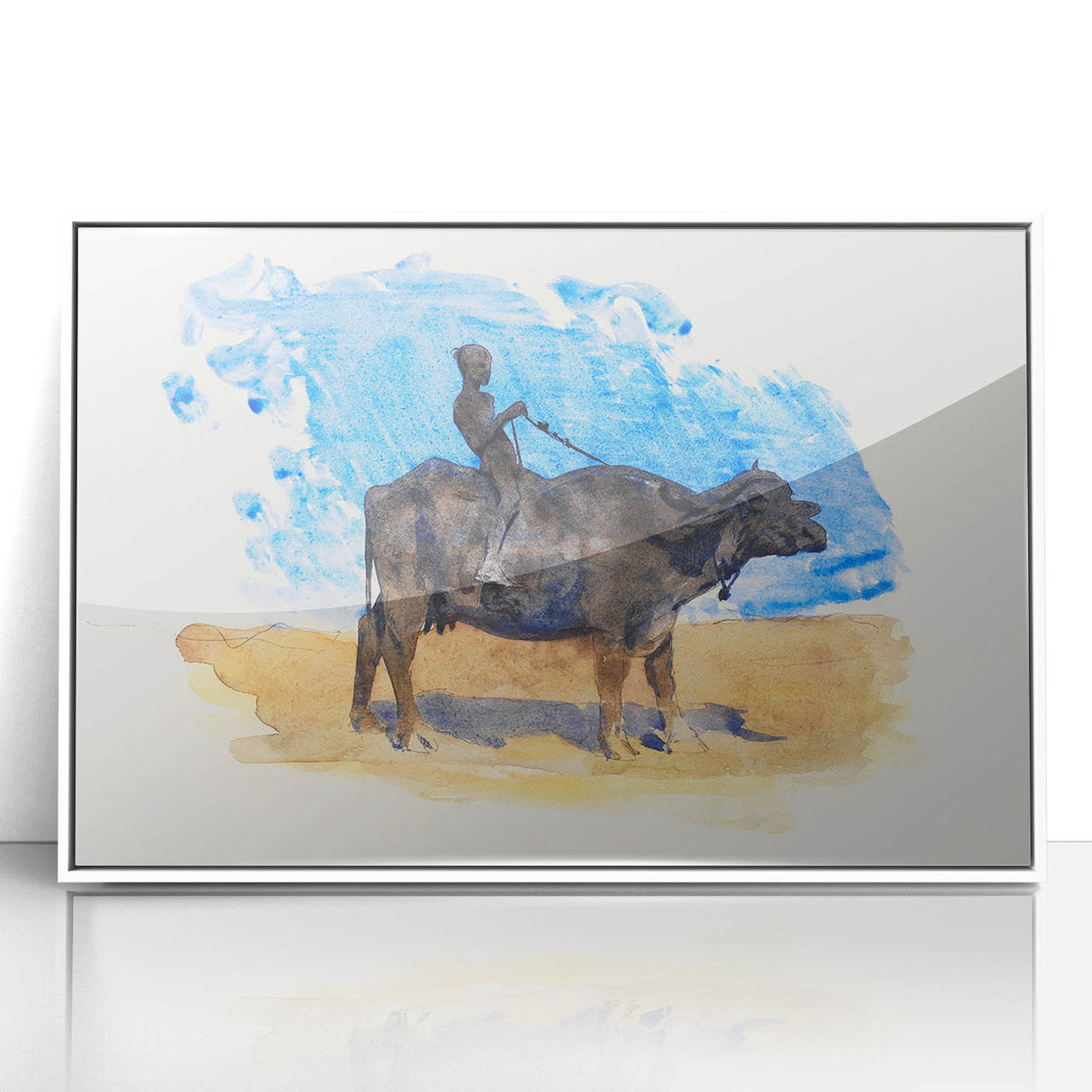 Modern Wall Art - Elegant Minimalist Waves | Contemporary Art Print