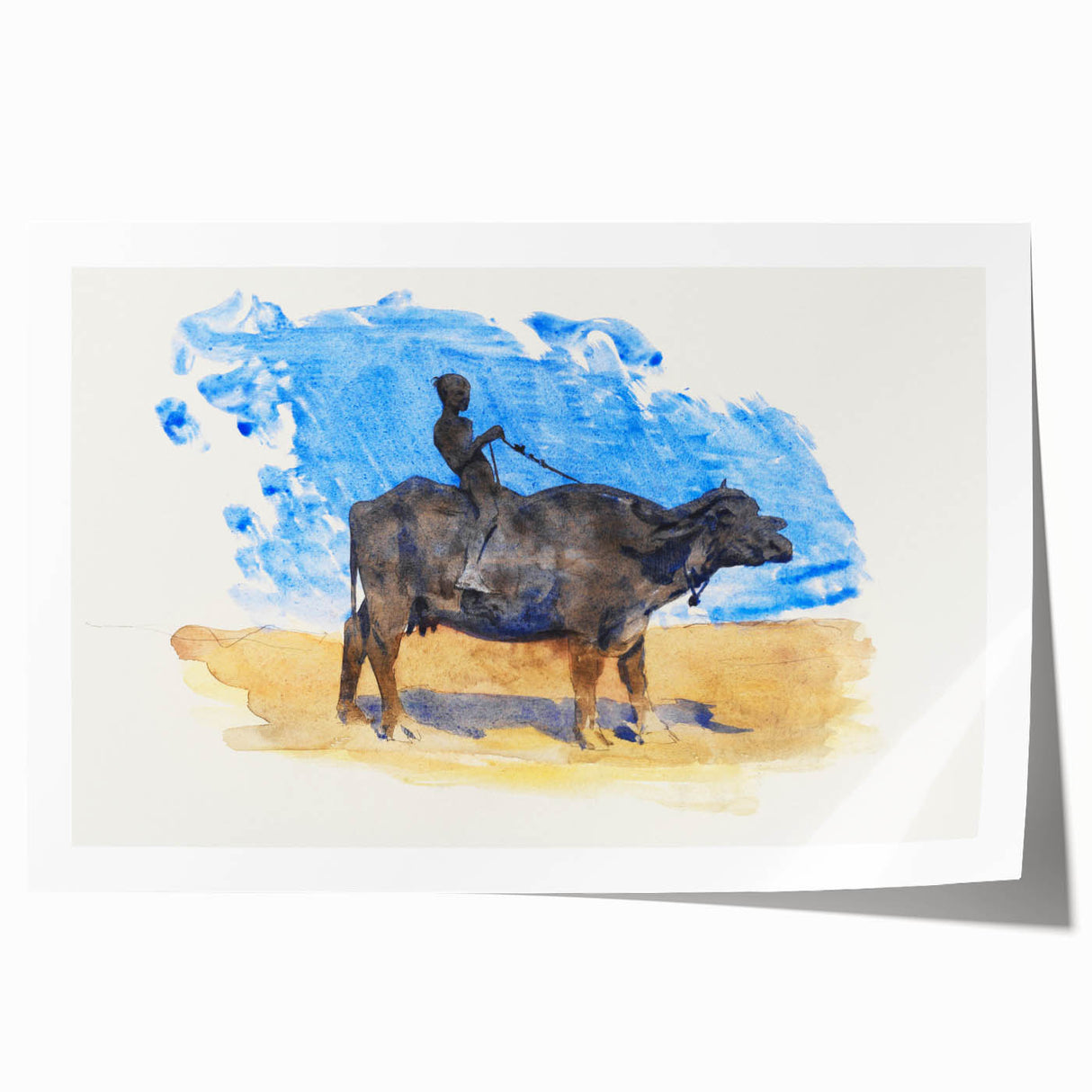 Modern Wall Art - Elegant Minimalist Waves | Contemporary Art Print