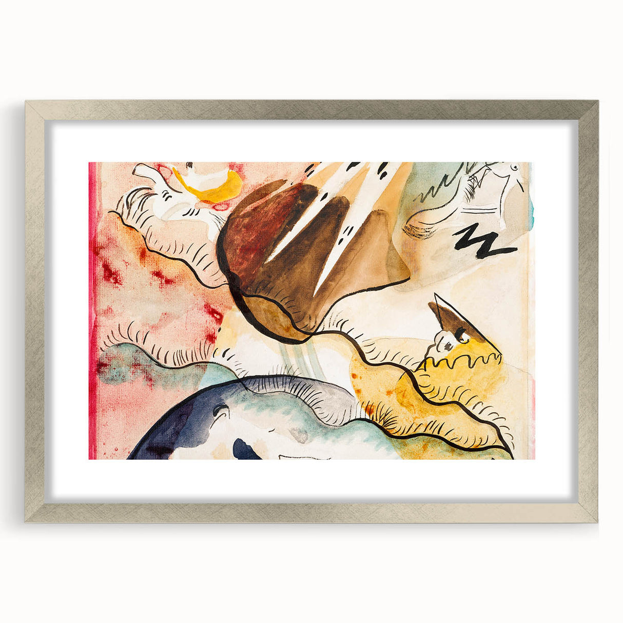 Modern Wall Art - Abstract Geometric Circles | Contemporary Art Print