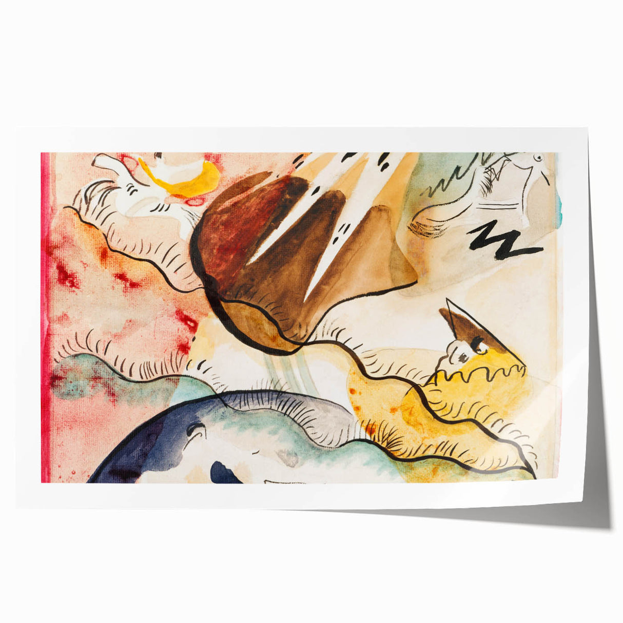 Modern Wall Art - Abstract Geometric Circles | Contemporary Art Print