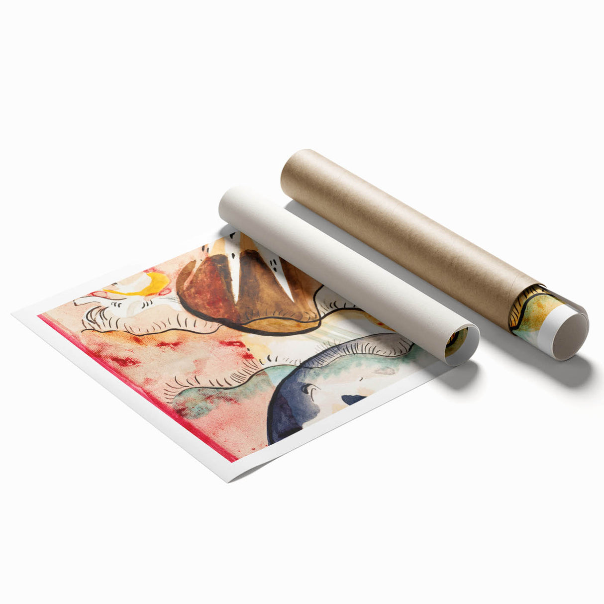 Modern Wall Art - Abstract Geometric Circles | Contemporary Art Print