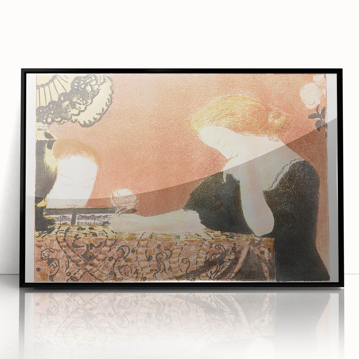 Modern Wall Art - Abstract Fluid Waves | Contemporary Art Print