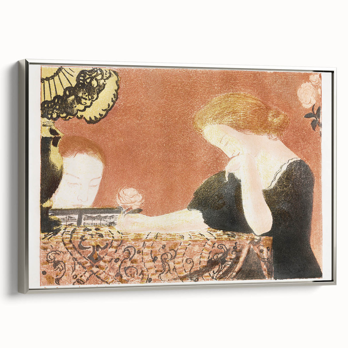 Modern Wall Art - Abstract Fluid Waves | Contemporary Art Print