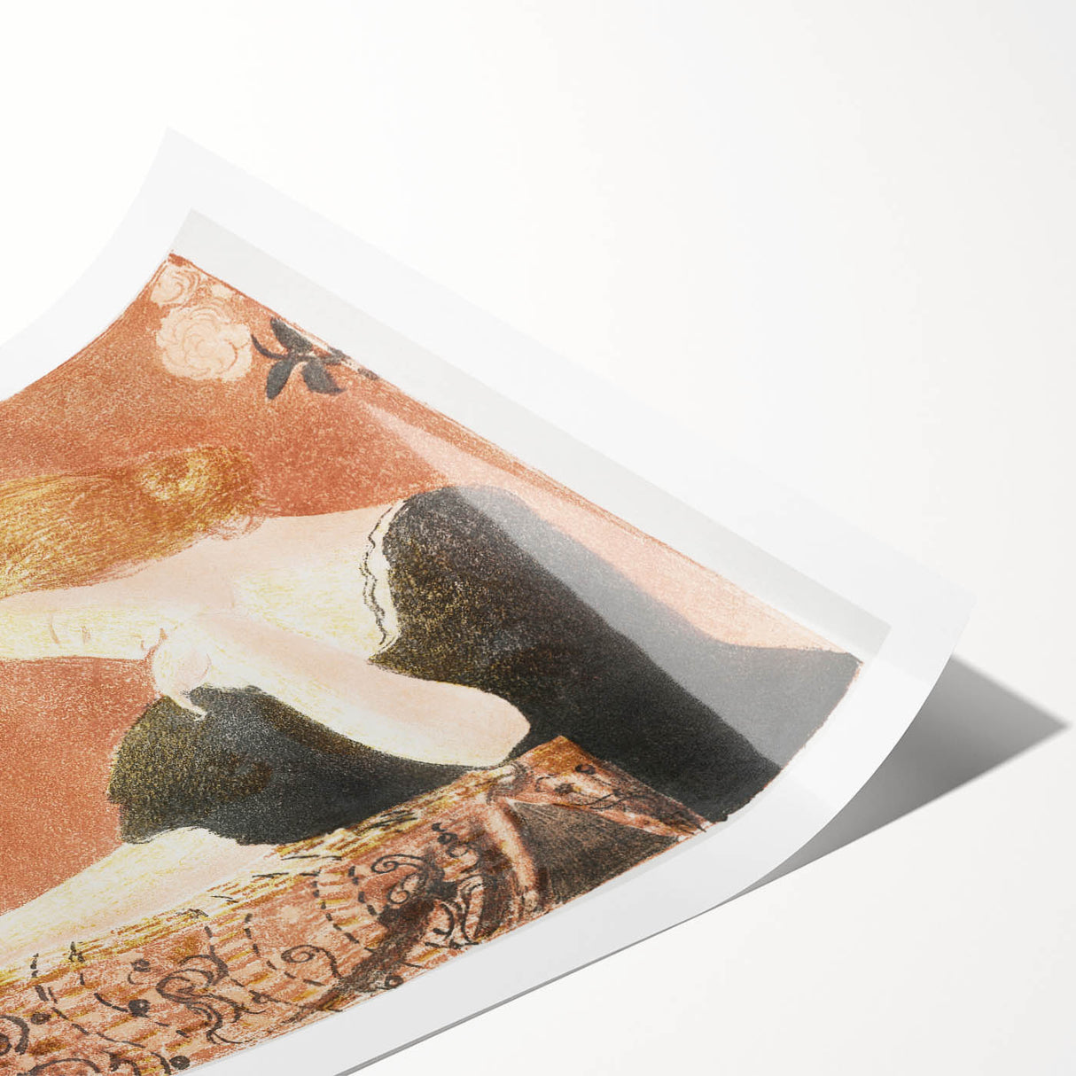 Modern Wall Art - Abstract Fluid Waves | Contemporary Art Print