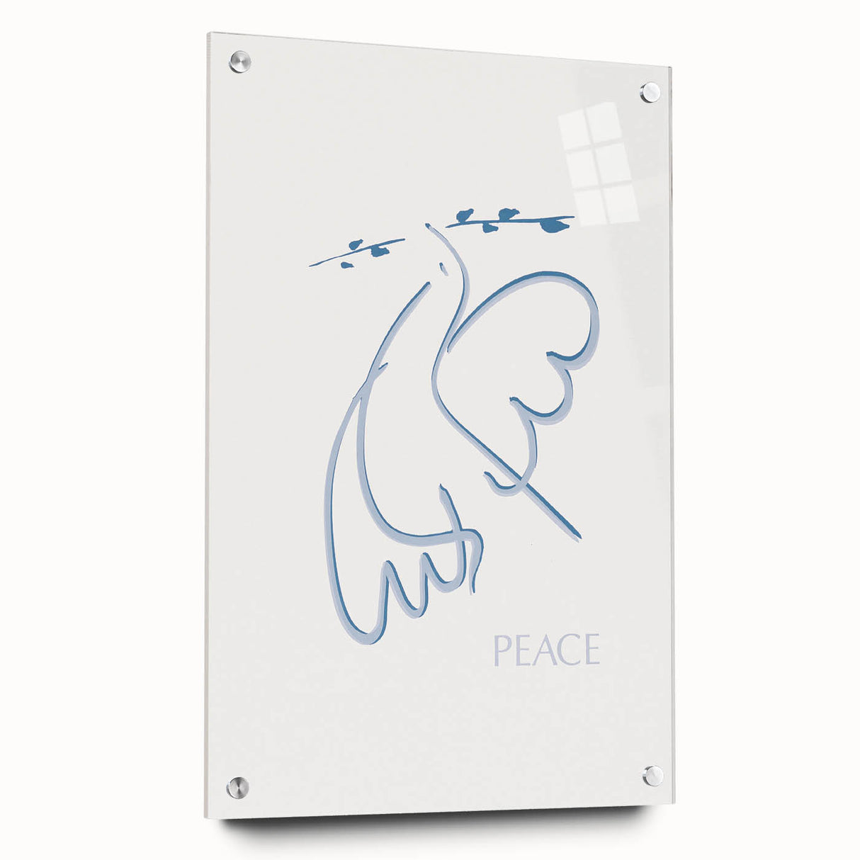 Modern Wall Art – Abstract Minimalist Design on Stretched Canvas