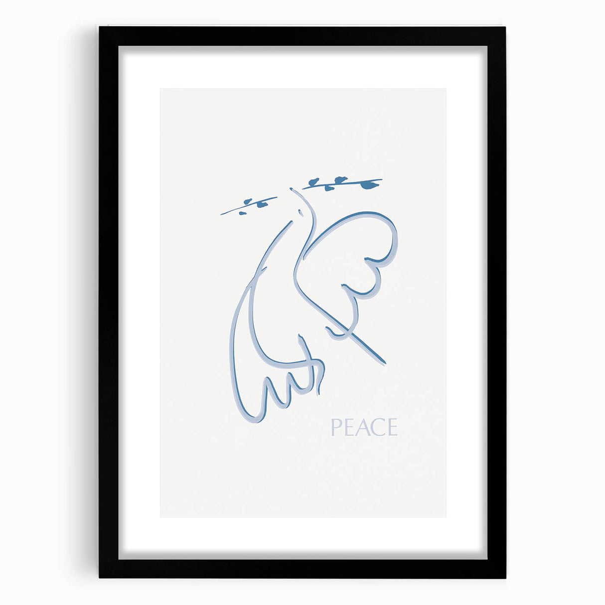 Modern Wall Art – Abstract Minimalist Design on Stretched Canvas