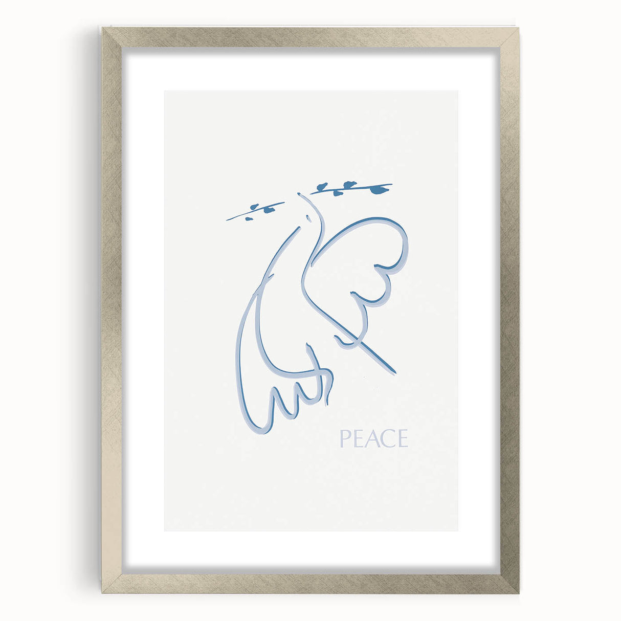 Modern Wall Art – Abstract Minimalist Design on Stretched Canvas