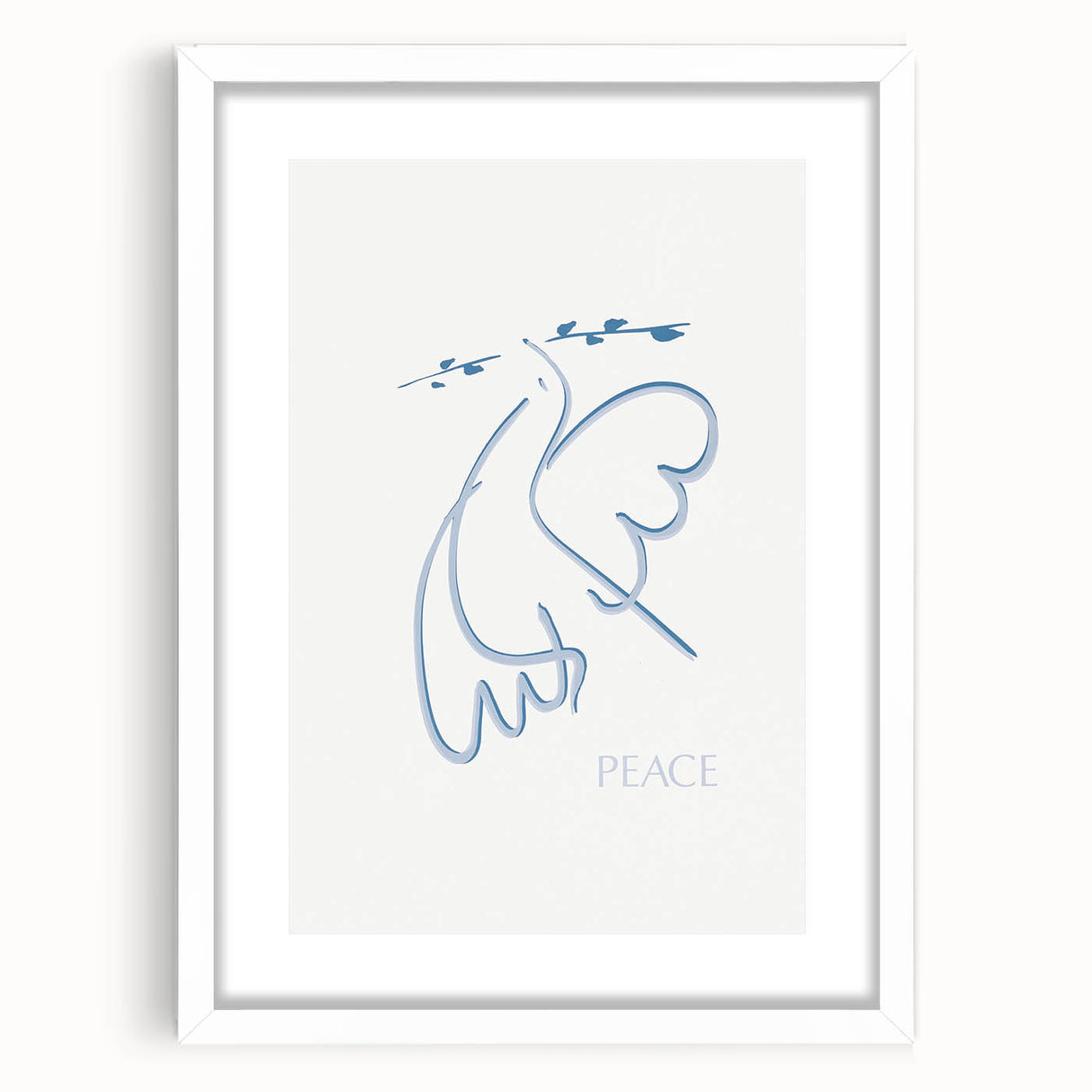 Modern Wall Art – Abstract Minimalist Design on Stretched Canvas