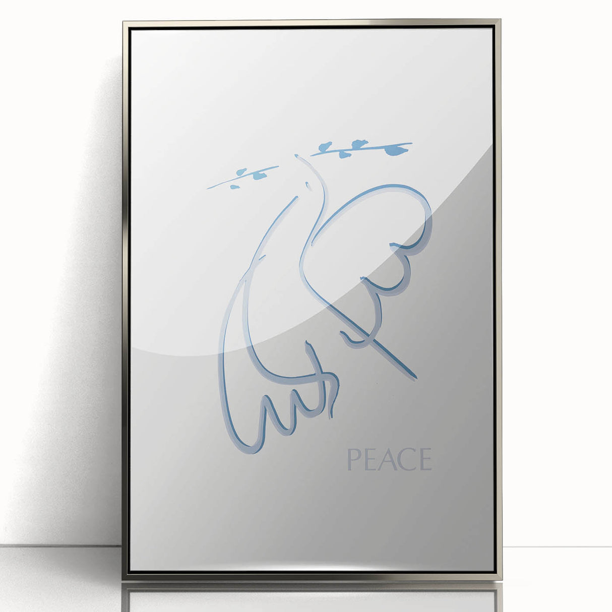 Modern Wall Art – Abstract Minimalist Design on Stretched Canvas