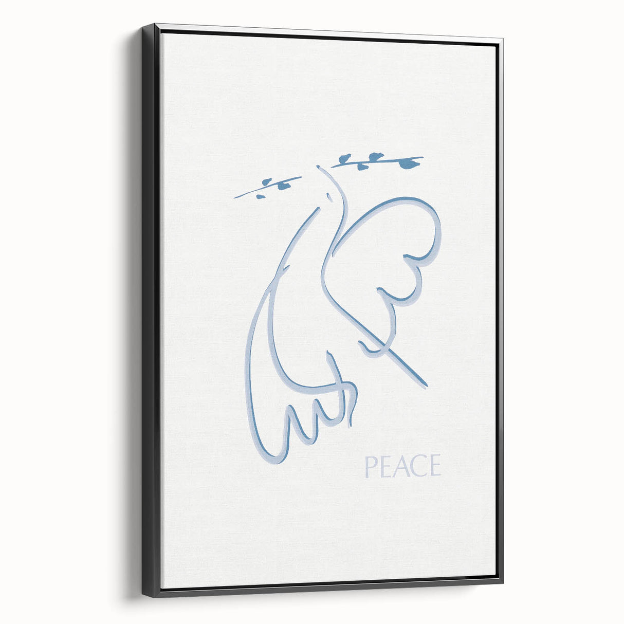 Modern Wall Art – Abstract Minimalist Design on Stretched Canvas