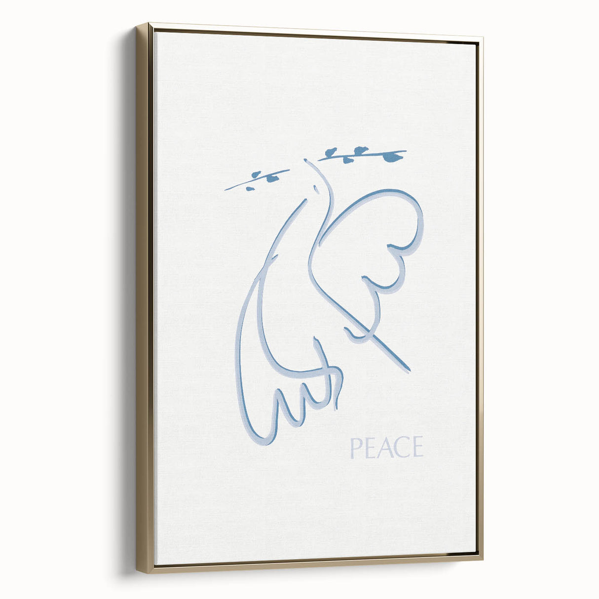 Modern Wall Art – Abstract Minimalist Design on Stretched Canvas