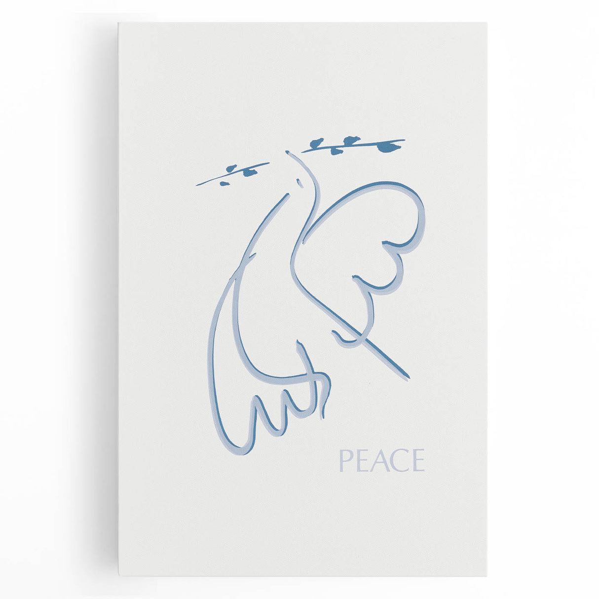 Modern Wall Art – Abstract Minimalist Design on Stretched Canvas