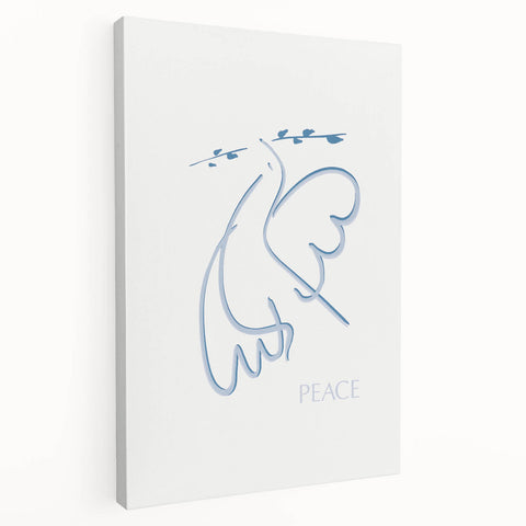 Modern Wall Art – Abstract Minimalist Design on Stretched Canvas