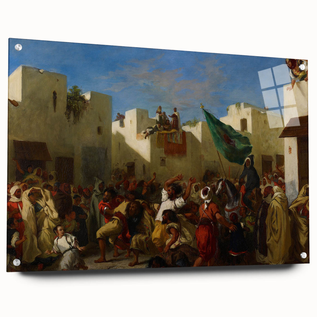 Romanticism Art - Famous Romantic Era Painting of Tangier Scene