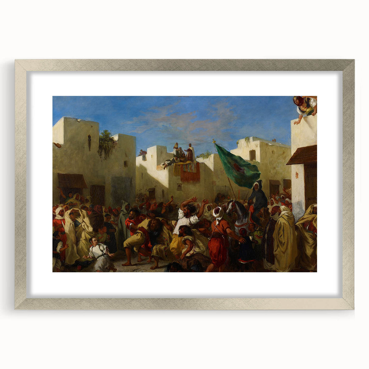 Romanticism Art - Famous Romantic Era Painting of Tangier Scene