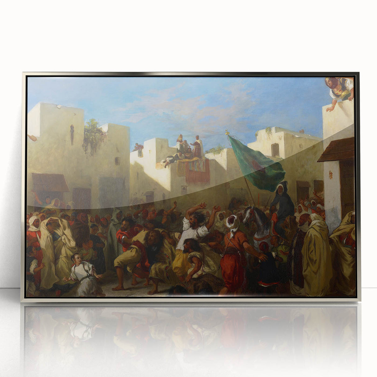 Romanticism Art - Famous Romantic Era Painting of Tangier Scene