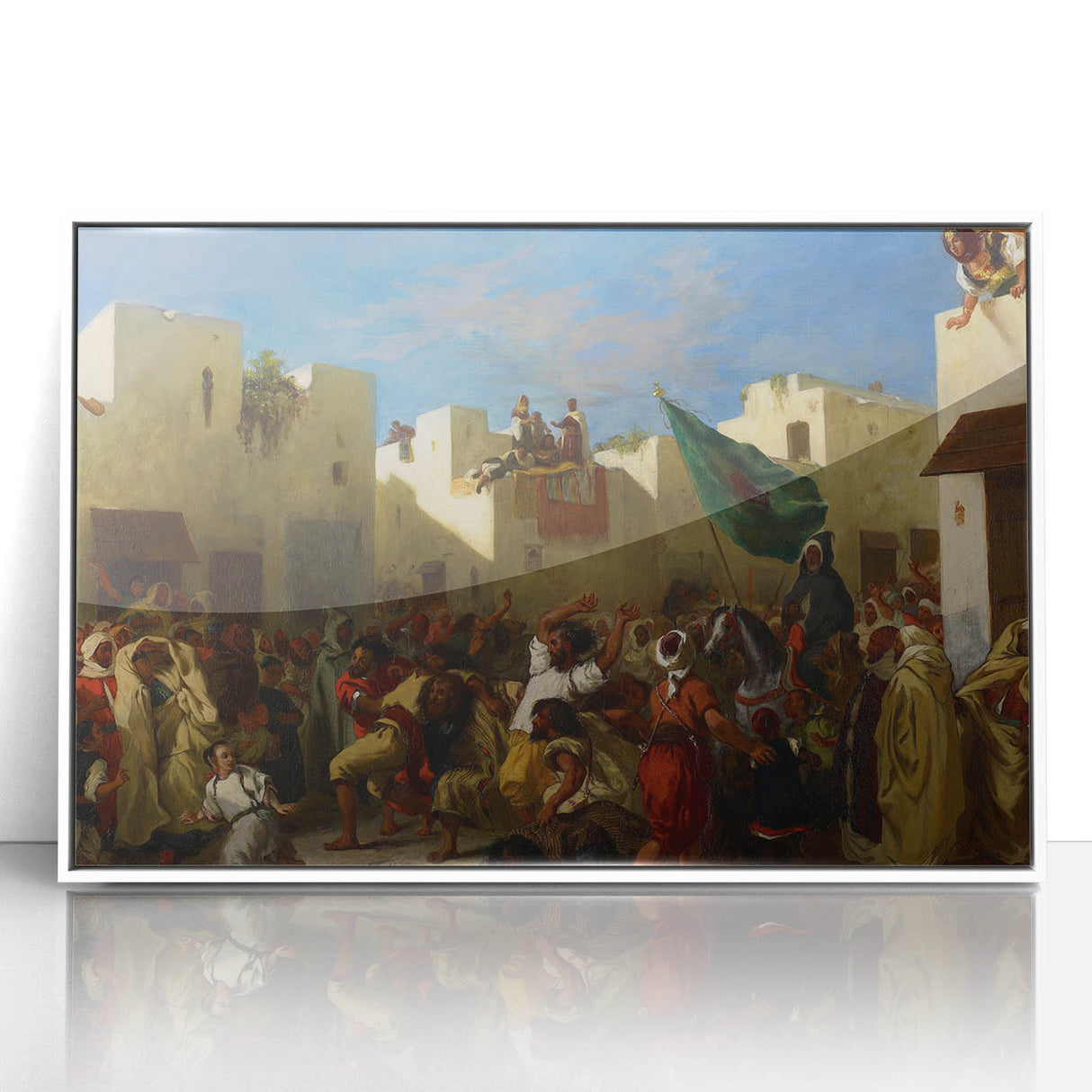 Romanticism Art - Famous Romantic Era Painting of Tangier Scene