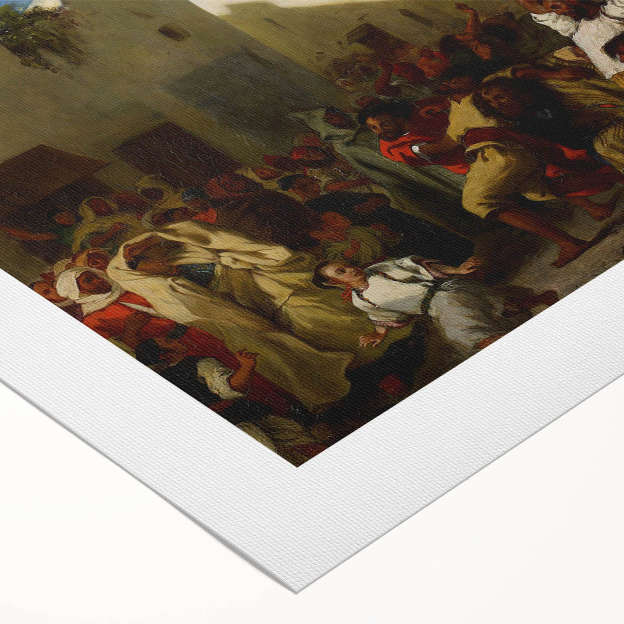 Romanticism Art - Famous Romantic Era Painting of Tangier Scene